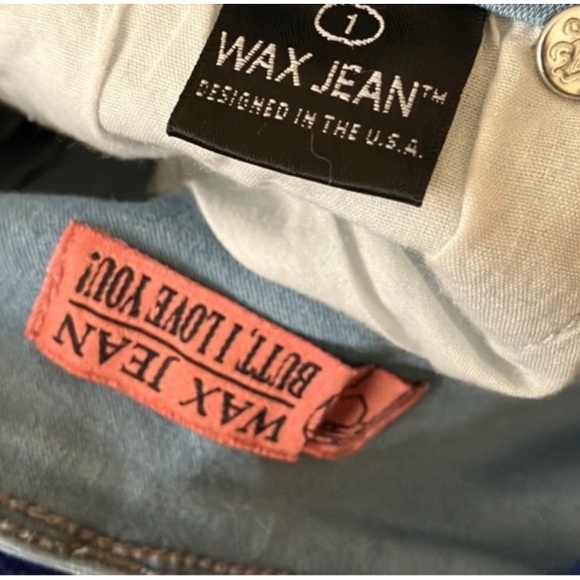 Wax Jean Light Wash Blue Stretchy Cotton Denim Skinny, shaping fit, 0-1, 24-25 - Picture 5 of 8